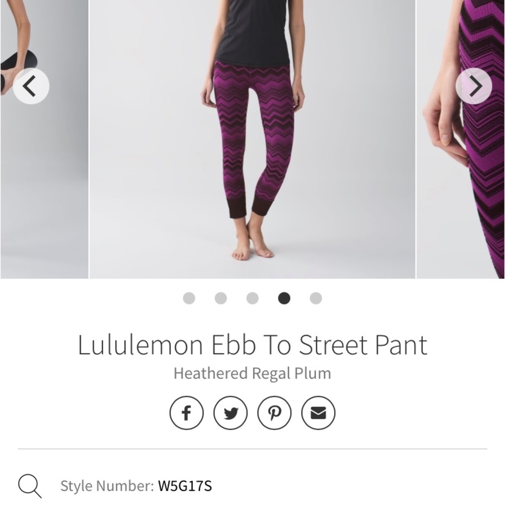 Lululemon Ebb to Street Pant